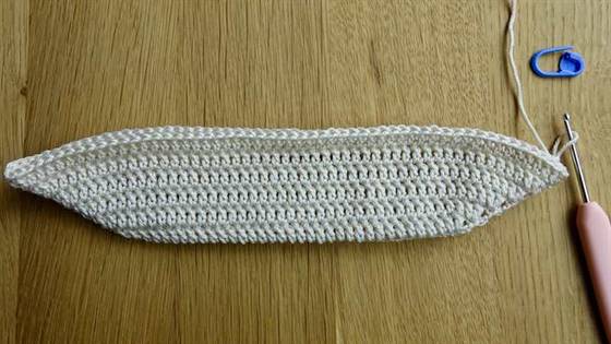 Ovaler Taschenboden gehäkelt