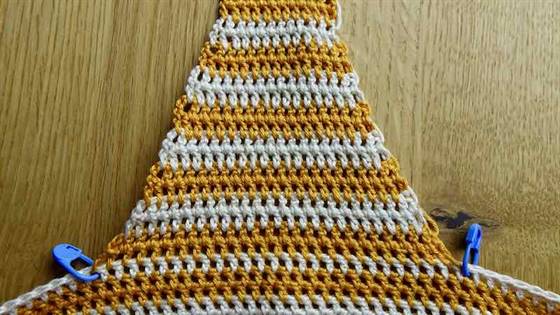 Taschengurt häkeln gestreift