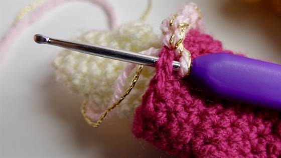 Ärmel mit Rüschen häkeln