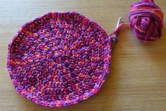 Filzkörbchen Boden häkeln