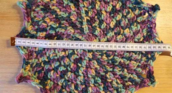 Topfuntersetzer aus Filzwolle vor dem Waschen