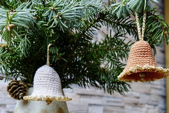 Glöckchen häkeln für Weihnachten