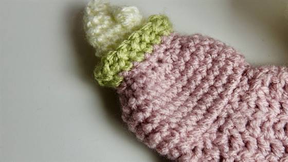 Häkelpuppe Puffärmel