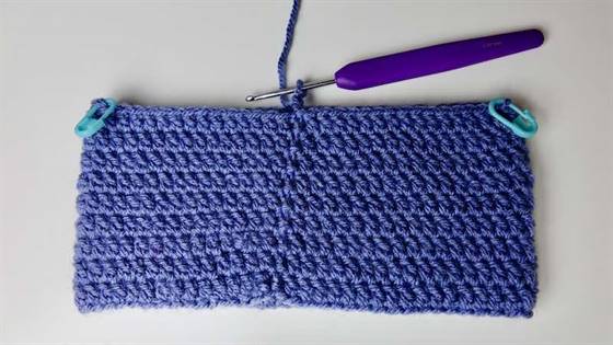 Maschen für Abnahmen einteilen