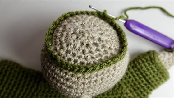 Hut Maschen auffassen