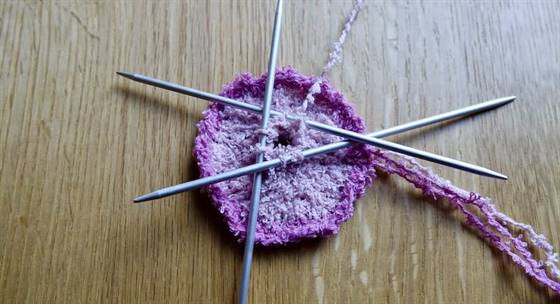 Kosmetikpads-letzte Runde