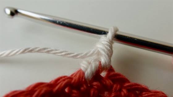 Krebsmaschen Schritt 3