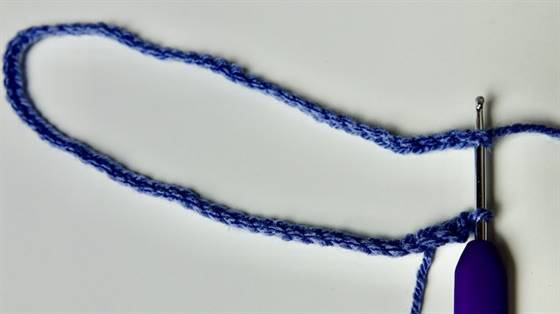 Luftmaschenkette schließen