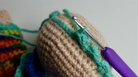 Mütze - Büschelmasche 3