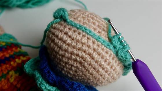 Mütze - Büschelmaschen