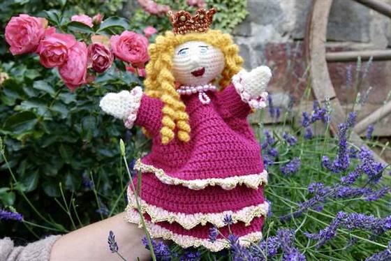 Prinzessin Handpuppe