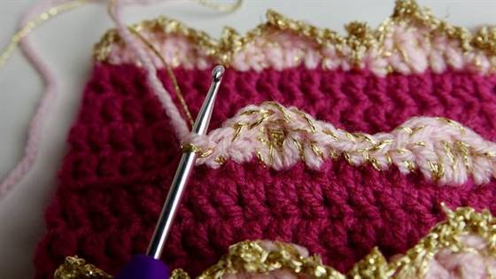 Rüschenkleid häkeln