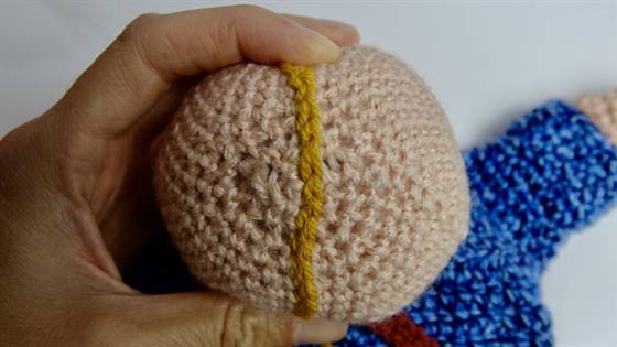 Scheitel aus Kettmaschen