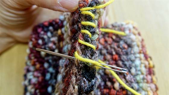 Stirnband zusammennähen