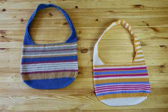 Gehäkelte Umhängetasche