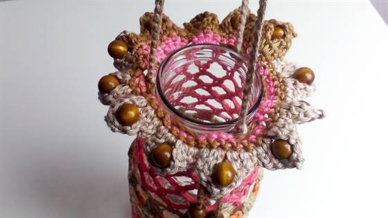 Vase aufhängen