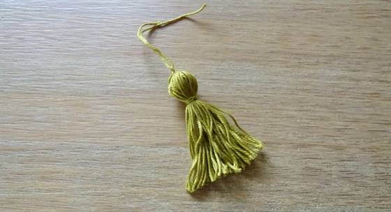 Selbstgemachte Tassel